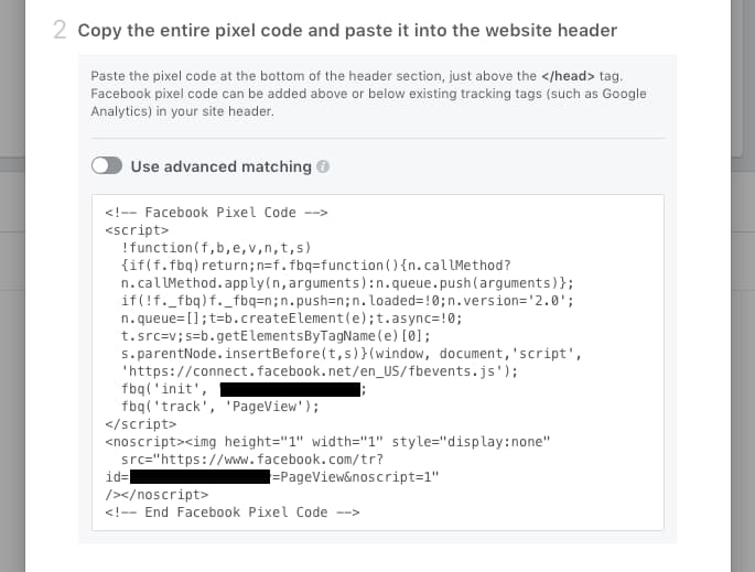 Facebook Pixel Code